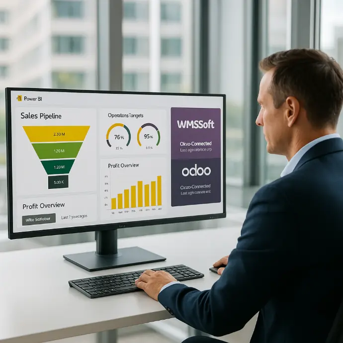 Odoo Enterprise ERP + Power BI — and it’s turning ordinary businesses into data-driven powerhouses. Executive Dashboards at Lightning Speed Odoo Enterprise ERP + Power BI — and it’s turning ordinary businesses into data-driven powerhouses. Executive Dashboards at Lightning Speed
